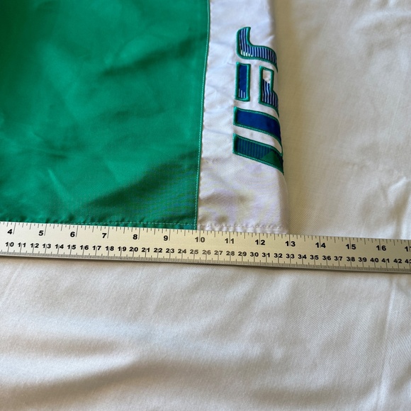 UFC‎ Mens Board Shorts Green White Size 36 Swim Surf Beach Vacation Streetwear - Picture 15 of 16